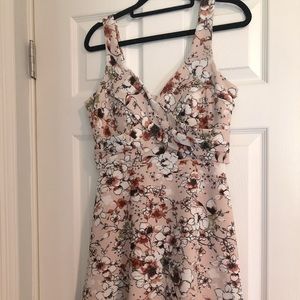 Light pink floral dress
